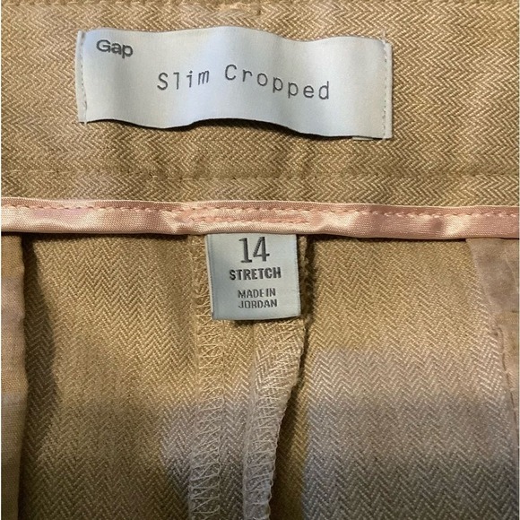 GAP slim cropped‎ pants size 14 - Picture 7 of 9